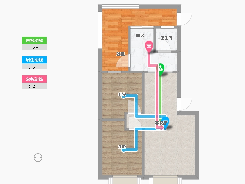 四川省-成都市-莲花新区-78.00-户型库-动静线