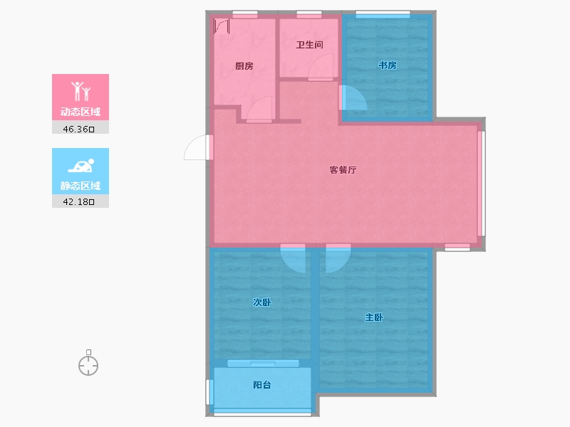 山东省-潍坊市-西城首府-89.00-户型库-动静分区