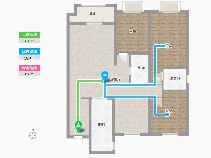 辽宁省-抚顺市-澳海御景苑-118.00-户型库-动静线