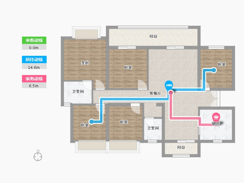 云南省-昭通市-康养小镇-129.00-户型库-动静线