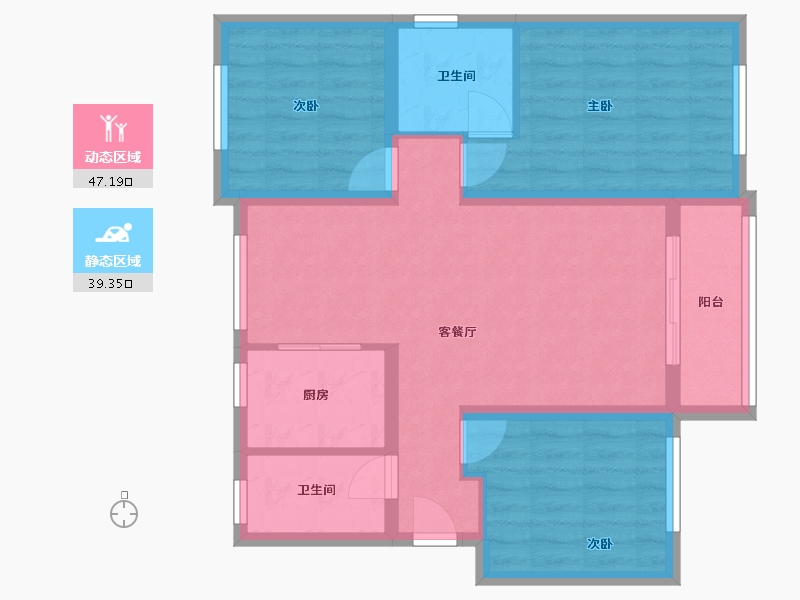 河北省-承德市-天著御府-86.84-户型库-动静分区