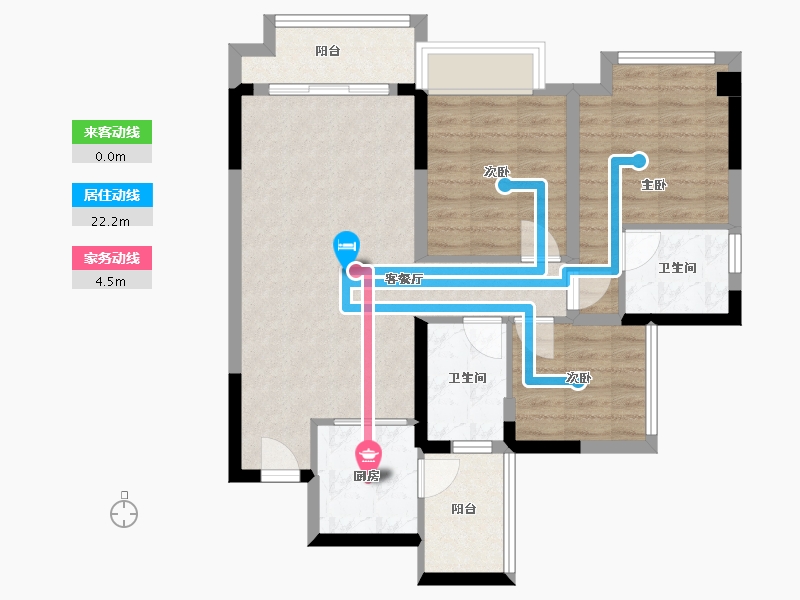 四川省-宜宾市-景阳挺秀-98.00-户型库-动静线