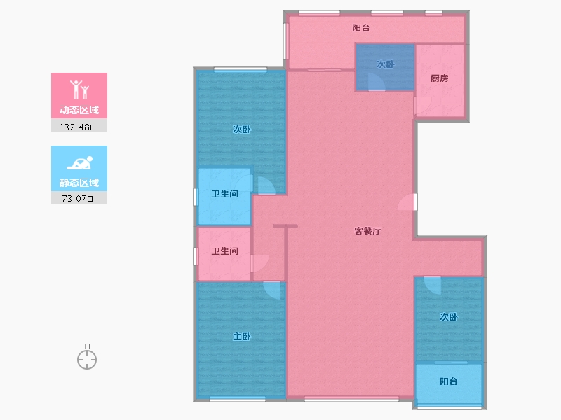 吉林省-吉林市-紫光绅苑-一期-188.00-户型库-动静分区