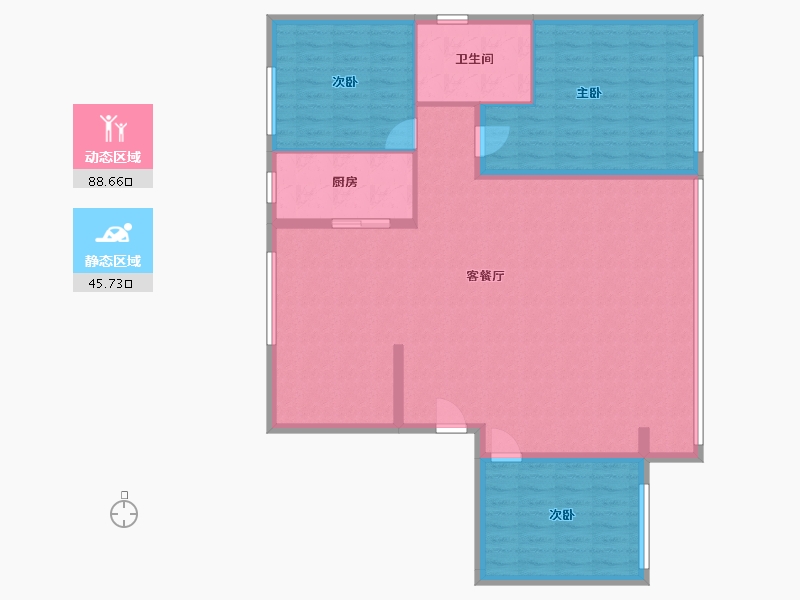 山东省-济南市-中新国际城-127.00-户型库-动静分区