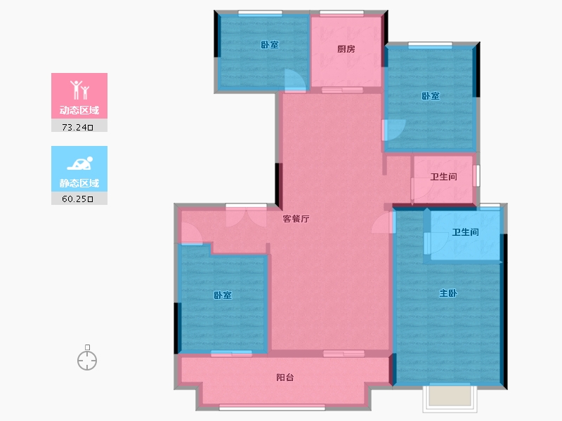 河南省-驻马店市-东方府-120.00-户型库-动静分区