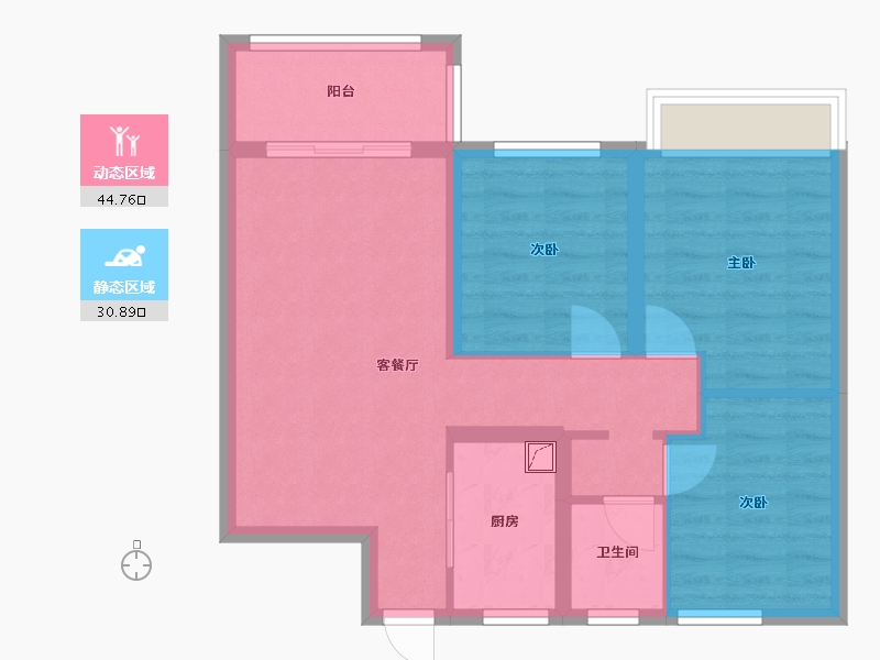 江西省-宜春市-文安小区-82.00-户型库-动静分区