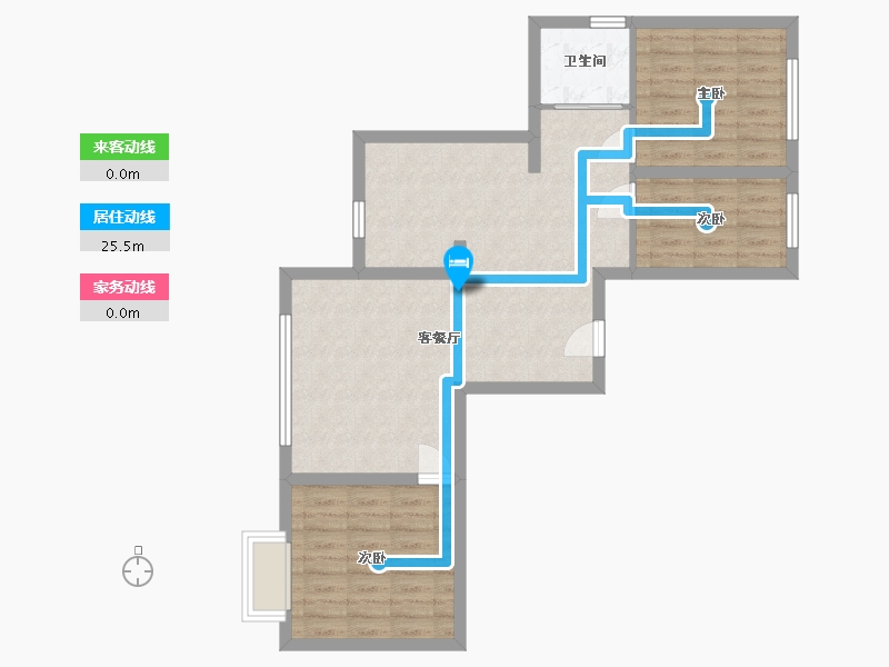 山西省-太原市-万科新都荟-85.00-户型库-动静线