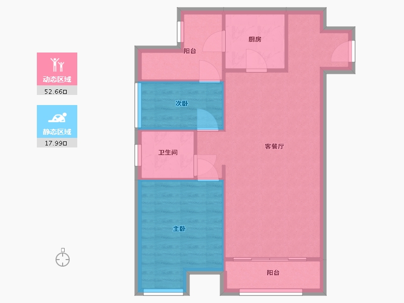 重庆-重庆市-紫金一品-59.00-户型库-动静分区