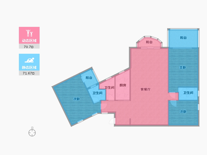 广东省-清远市-富域华府-160.00-户型库-动静分区