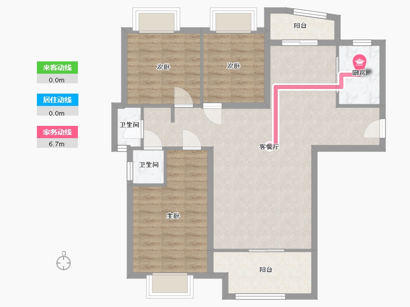 湖北省-宜昌市-江南URD-100.00-户型库-动静线