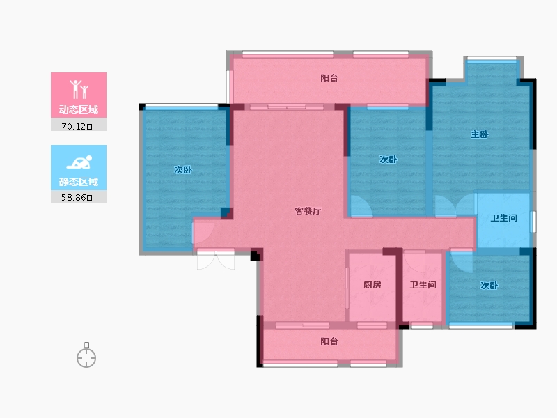 湖南省-永州市-云溪府-119.21-户型库-动静分区