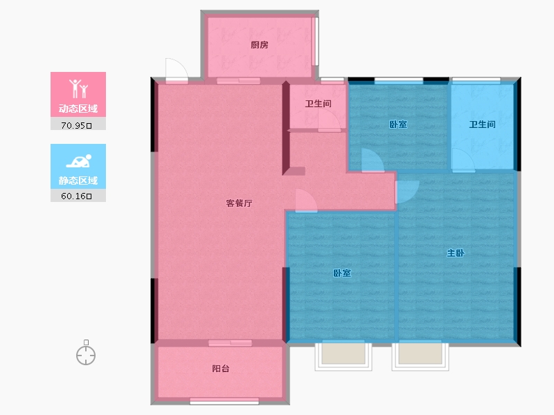 湖北省-宜昌市-映象江南-121.50-户型库-动静分区