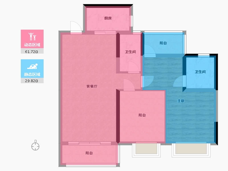 广西壮族自治区-柳州市-联发君悦天成-86.00-户型库-动静分区