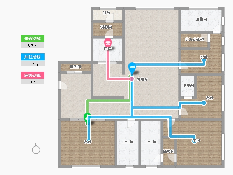 天津-天津市-招商津湾天玺-200.00-户型库-动静线