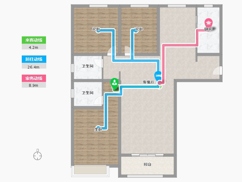 河南省-郑州市-贾河家园-143.88-户型库-动静线