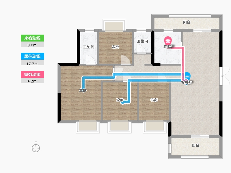 广东省-韶关市-源河鸿景-107.31-户型库-动静线