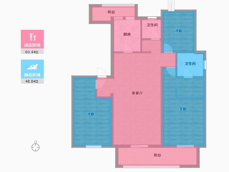 安徽省-阜阳市-华润华府-97.00-户型库-动静分区