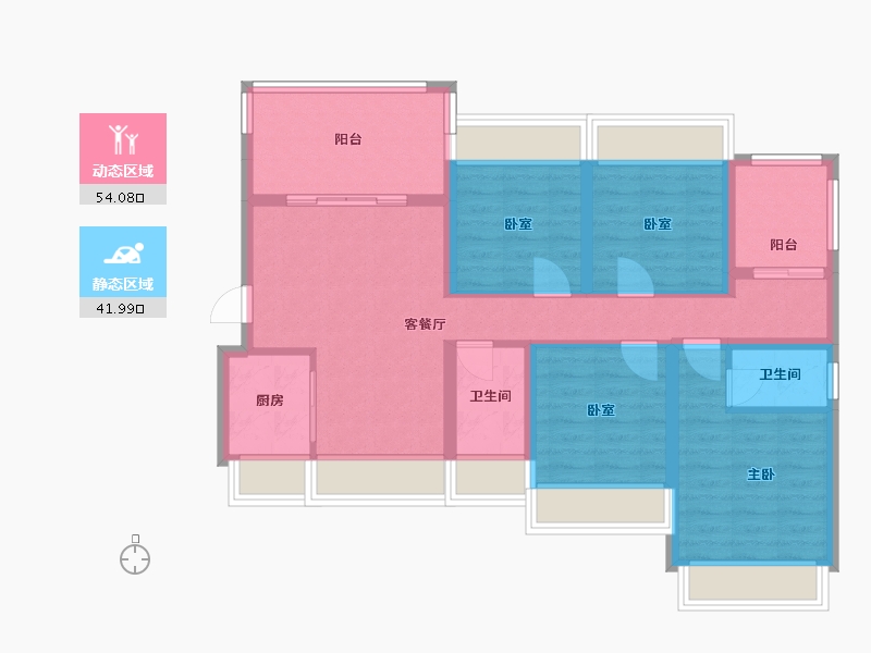 广西壮族自治区-桂林市-顺祥新天地-110.00-户型库-动静分区