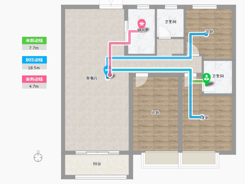 河南省-安阳市-西府景苑-15.00-户型库-动静线