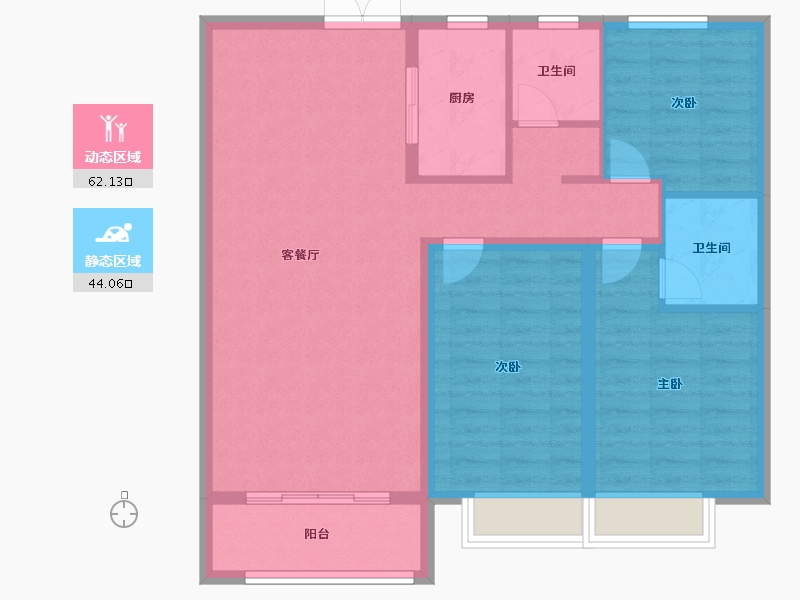 河南省-安阳市-西府景苑-15.00-户型库-动静分区