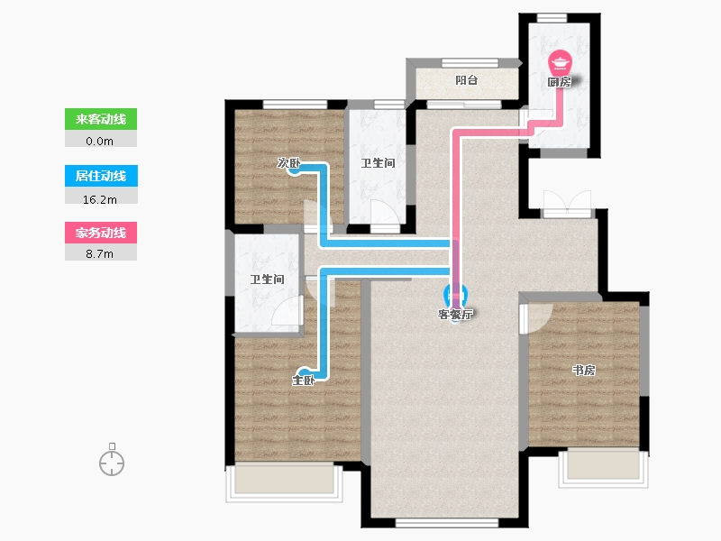 河北省-唐山市-中建城-103.00-户型库-动静线