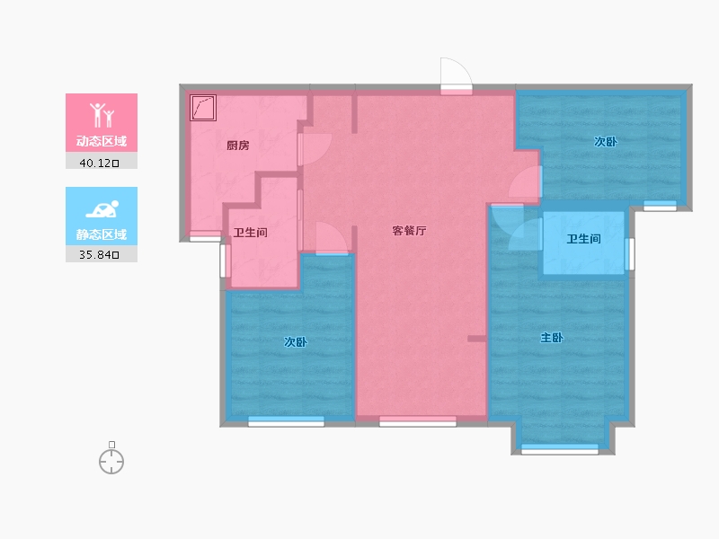 福建省-厦门市-金茂悦云湾-68.00-户型库-动静分区