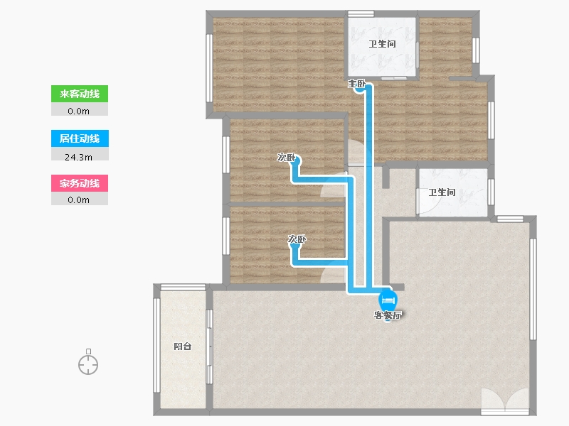 湖北省-黄石市-宏维半岛-147.00-户型库-动静线