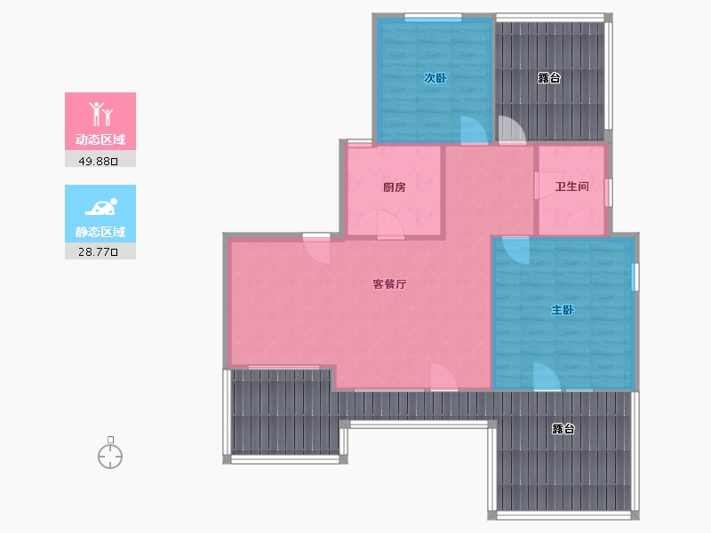 河北省-保定市-鸿坤理想湾-140.00-户型库-动静分区