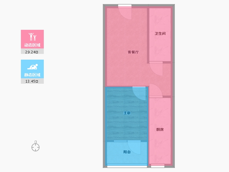 河北省-张家口市-京北香榭府-38.00-户型库-动静分区