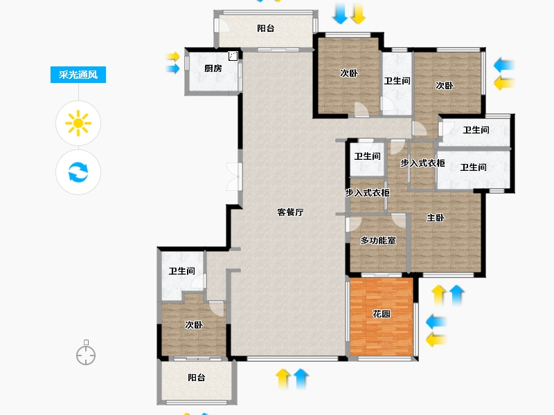 海南省-陵水黎族自治县-雅居乐海境新天-250.00-户型库-采光通风