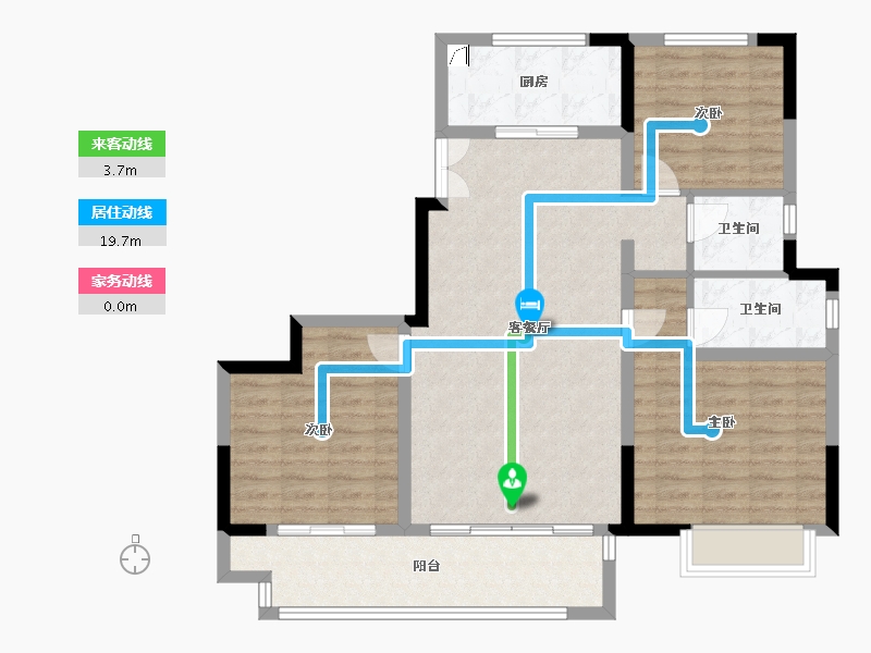 江苏省-常州市-香悦豪庭-97.00-户型库-动静线