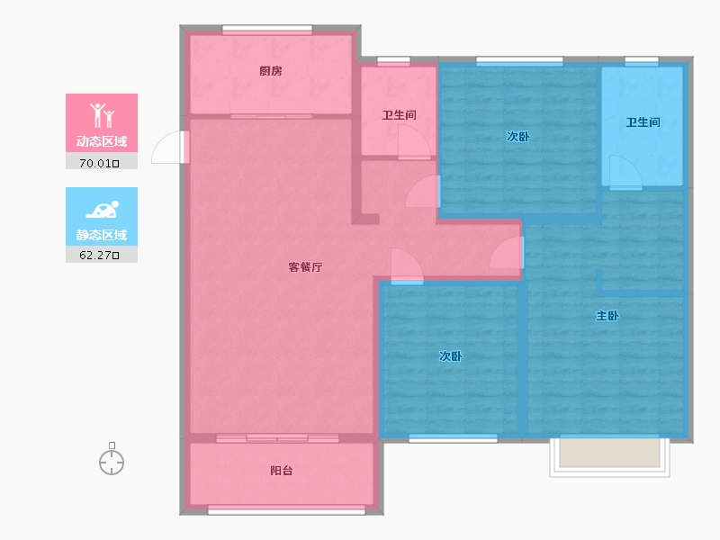 山西省-长治市-潞安麟绛佳园一期-120.00-户型库-动静分区