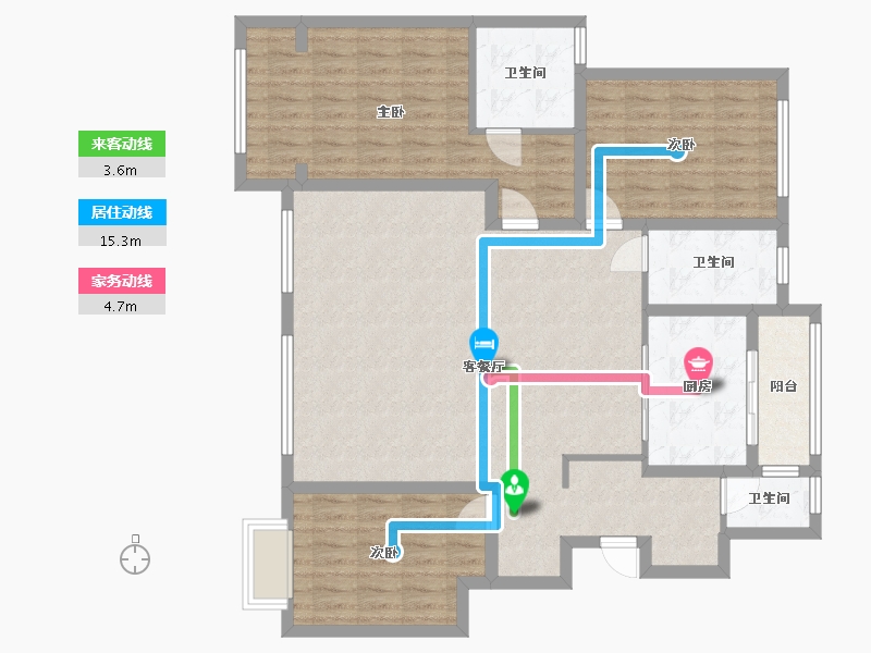 河北省-石家庄市-东升康城小区-152.00-户型库-动静线