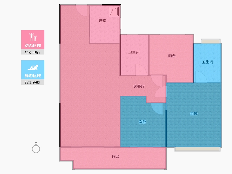 安徽省-滁州市-华侨城欢乐明湖-95.00-户型库-动静分区