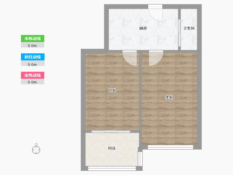 上海-上海市-泾西一村-50.00-户型库-动静线