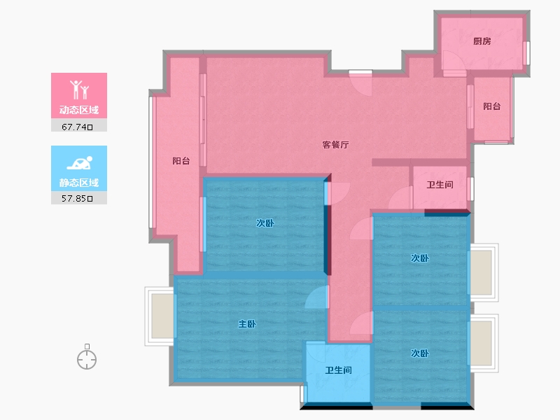 江西省-赣州市-崇义县财富广场-130.00-户型库-动静分区