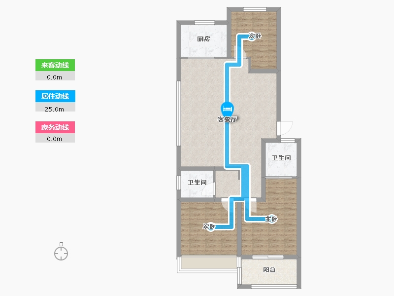 河南省-新乡市-高晟福润城C区-96.00-户型库-动静线