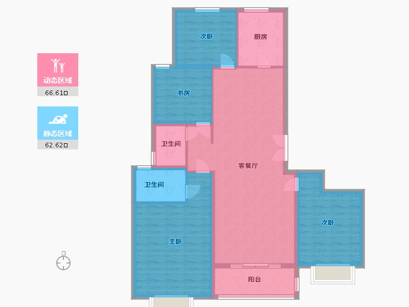 江苏省-连云港市-金鹰秋枫苑-117.00-户型库-动静分区