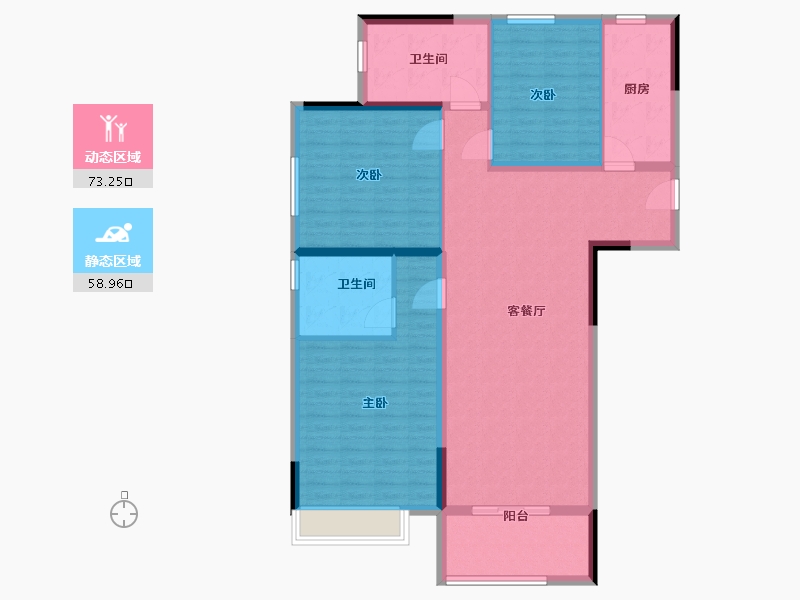 河南省-郑州市-亚新溱水府-120.00-户型库-动静分区