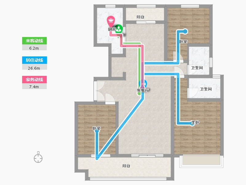 河南省-商丘市-建业城一期-122.00-户型库-动静线