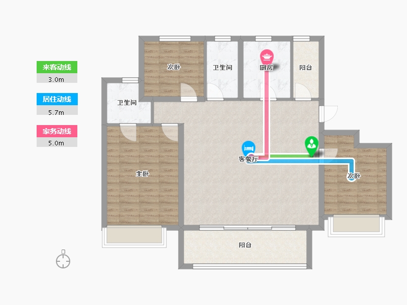 山东省-青岛市-保利·红岛湾-149.00-户型库-动静线