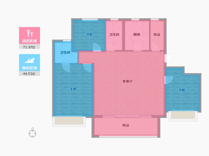 山东省-青岛市-保利·红岛湾-149.00-户型库-动静分区