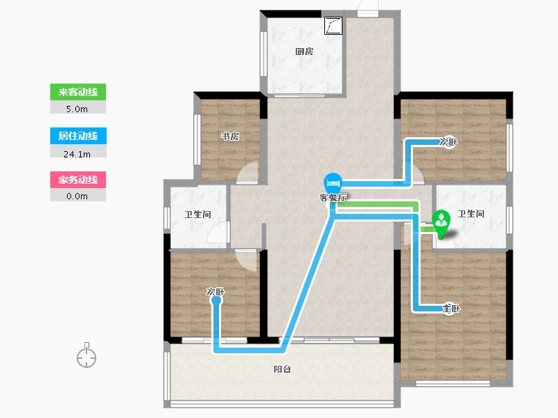 广西壮族自治区-贵港市-盛世荷悦府-130.00-户型库-动静线