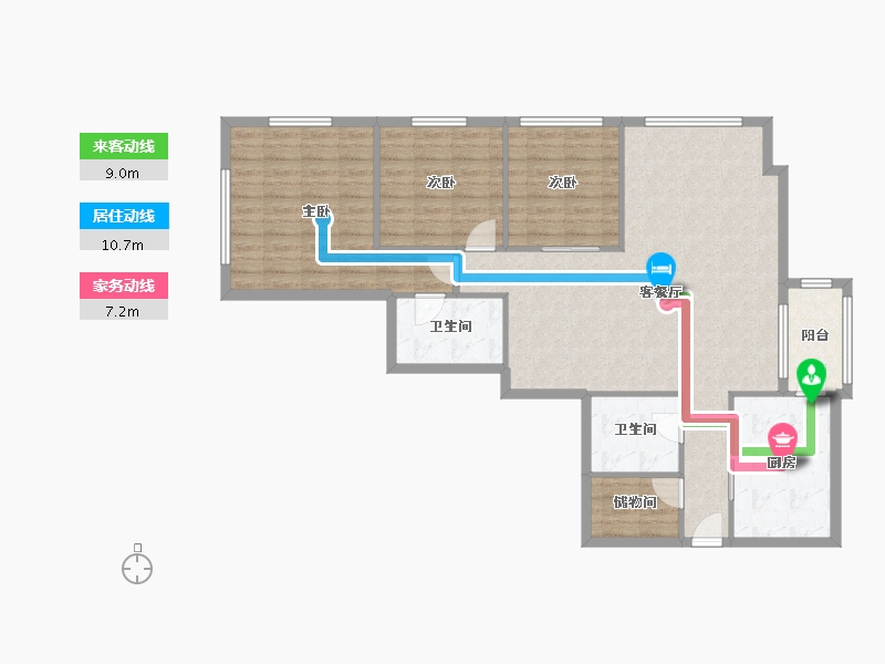 北京-北京市-现代城-117.00-户型库-动静线