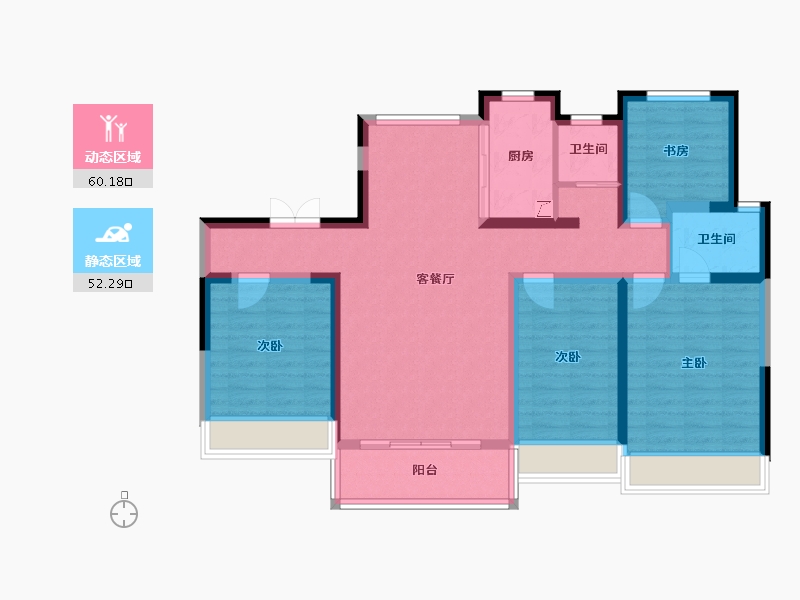 山西省-运城市-万峰锦园-120.00-户型库-动静分区