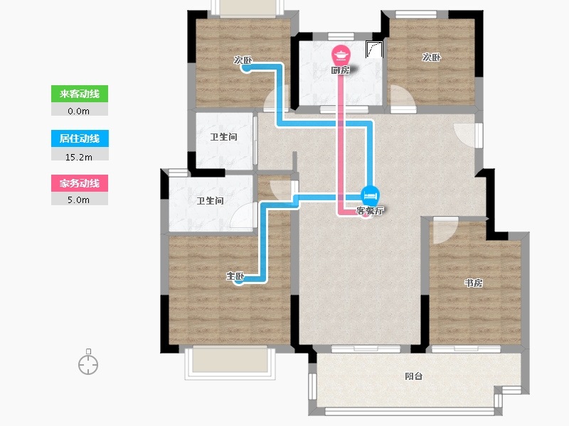 江西省-赣州市-保利堂悦-99.00-户型库-动静线