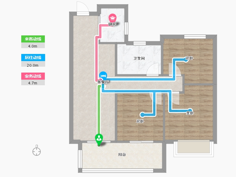 河南省-洛阳市-保利大都会-74.00-户型库-动静线