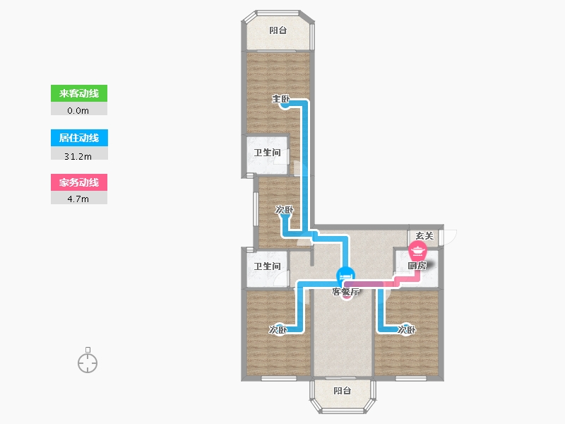 上海-上海市-康德大楼-149.00-户型库-动静线