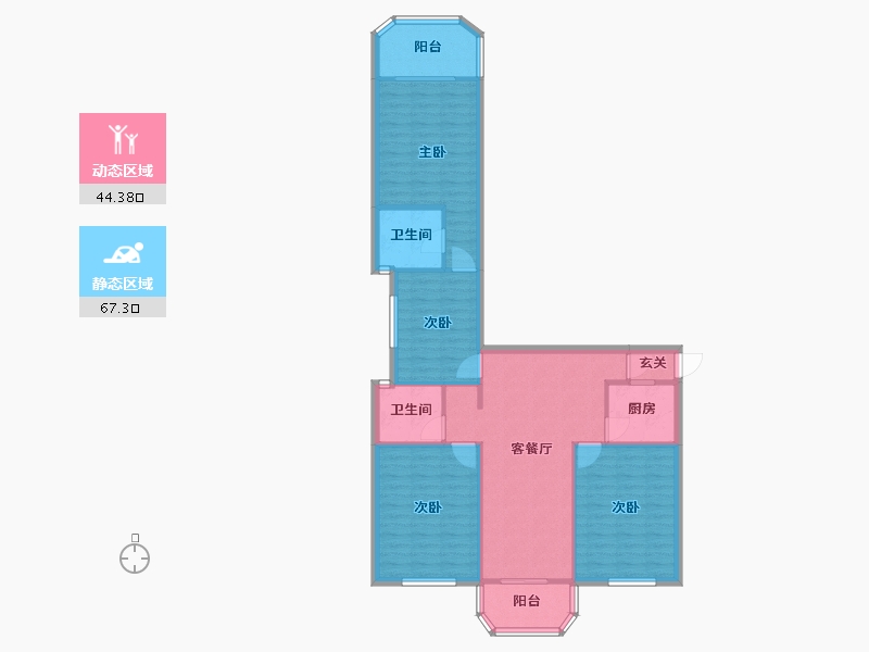 上海-上海市-康德大楼-149.00-户型库-动静分区