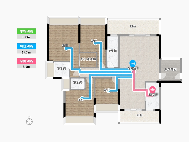 广东省-肇庆市-山水云天-131.00-户型库-动静线